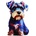 Eureka - Puzzle Colorful Puzzle - Dog wooden - Schnauzer - 200 piese