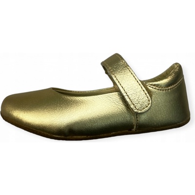 Marteo klasické dívčí balerínky zlatý proužek