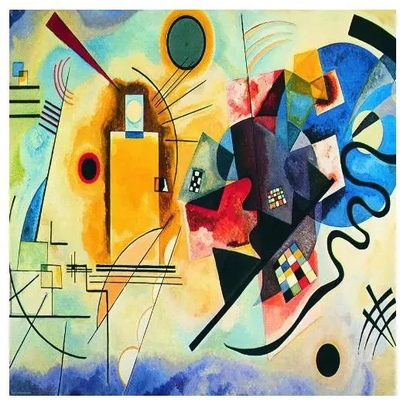 EUROGRAPHICS - Puzzle Kandinsky: Blue, Yellow, Red - 1 000 piese