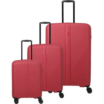 Travelite Комплект пътни куфари Travelite Air Stripe S, M, L Red Travelite | Cherven | МЪЖЕ | UNI