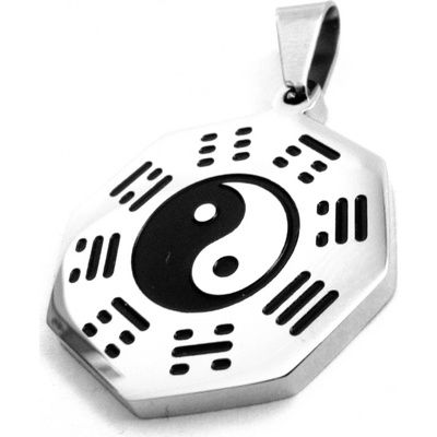 Steel Jewelry Přívěsek jing jang z chirurgické oceli PR090161