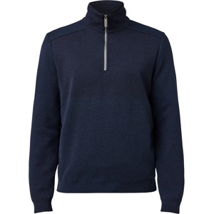 Ivanhoe of Sweden Мъжки вълнен пуловер Ivanhoe of Sweden Ruben Half Zip Windbreaker Merino jumper - Navy (005-7128-0212)