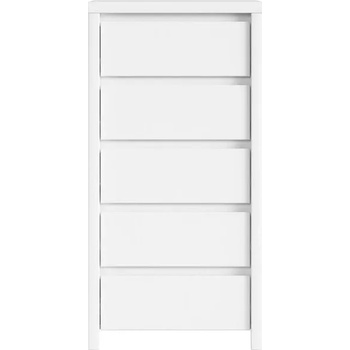 Image 1 of Black Red White Скрин с пет чекмеждета kaspian kom5s бял