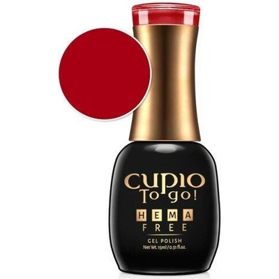 Cupio Gel lak červený Hema Free Super Self 15 ml