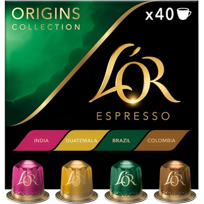 L'OR Espresso Origins mix XXL kapsle pro Nespresso Original kávovary 40 ks