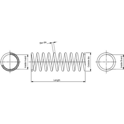 Vinutá pružina podvozku MONROE SP3954