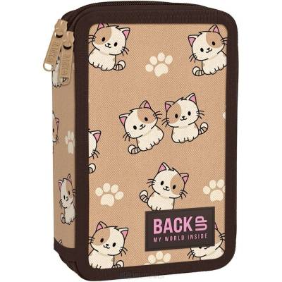 DERFORM Несесер с пособия BackUp 8 DW - Beige Cats, 2 ципа (710735)
