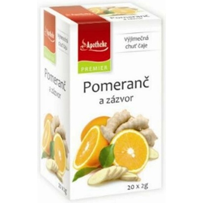 Apotheke Natur pomeranč a zázvor 20 x 2.5 g