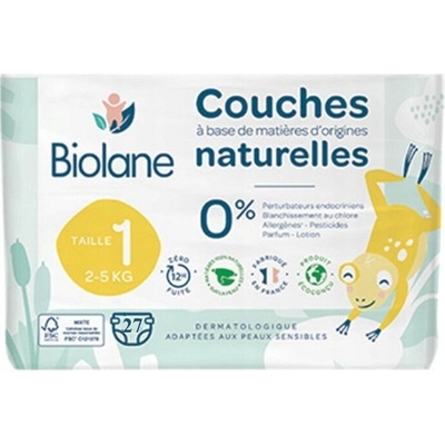 Biolane Jednorazové 1 2-5 kg 27 ks