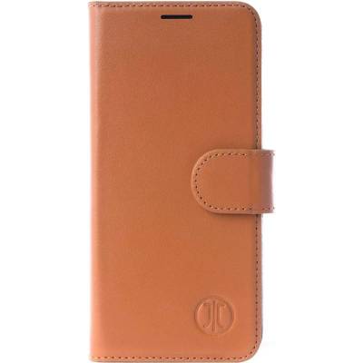 JT BERLIN LeatherBook Kreuzberg Case - хоризонтален кожен (естествена кожа) калъф тип портфейл за Huawei P30 Lite (кафяв)
