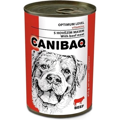 Canibaq Classic Adult Hovädzie 6 x 415 g