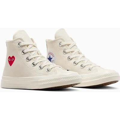 Converse Play Comme des Garçons Single Heart Chuck 70 A08803C Creme