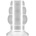 Sono No. 50 Medium Hollow Tunnel Butt Plug 4 Inch Transparent