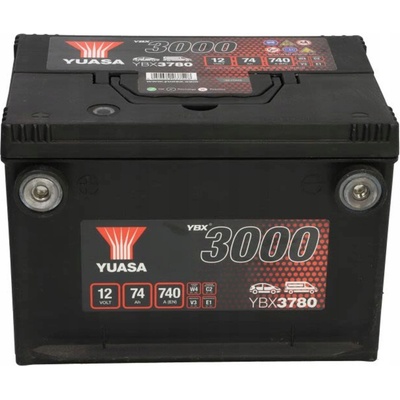 Yuasa YBX3000 12V 74Ah 740A YBX3780