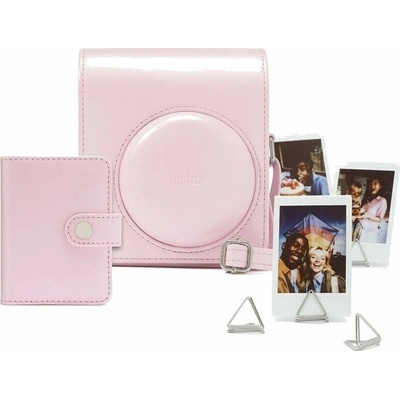 Fujifilm Instax mini 13 accessory Kit Candy Pink Puzdro na kameru