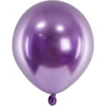 Party Deco Латексови Балони Хром, Виолетово - 12 см (chb1-5-014-50)