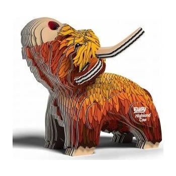 dodoland Scottish cow Eugy. Eco 3D Ukladanka