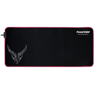 PowerColor Red Devil RGB XL Геймърски пад за мишка и клавиатура (695-G000000574)