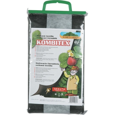 Nohel Garden Kombitex mulčovacia 3,2 x 7 m čiernobiela