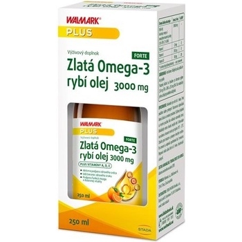 WALMARK Zlatá omega-3 rybí olej 3000 mg 250 ml