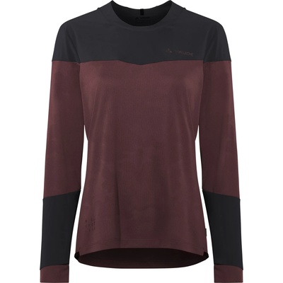 Vaude Дамска фланелка с дълъг ръкав за колоездене Vaude Women's Moab L/S Pro Shirt Cycling jersey - Dark Oak - размер 36 (EU) (156-1883-0611)