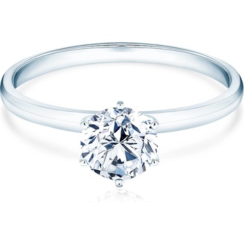 SAVICKI Годежен пръстен savicki: бяло злато, лабораторен диамант
