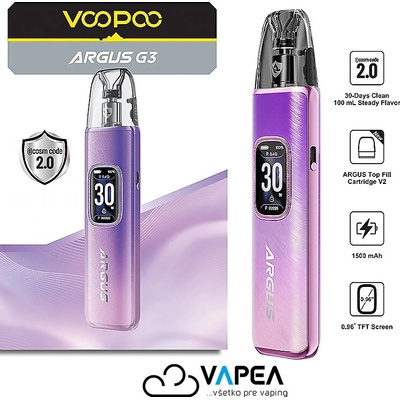 VooPoo Argus G3 Pod 1500 mAh Aurora Purple 1 ks