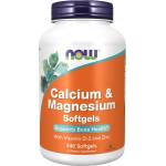 NOW NOW Calcium & Magnesium with Vit D and Zinc, 240 Softgels