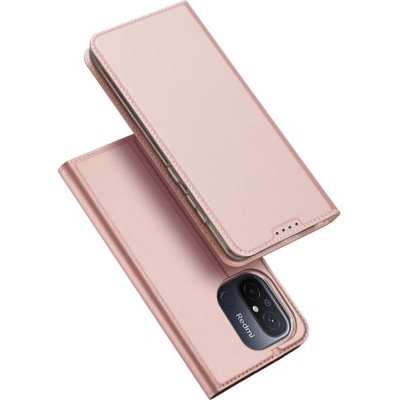 Pouzdro Dux Ducis Skin Pro Xiaomi RedMi 11A / RedMi 12C / Poco C55 / růžové