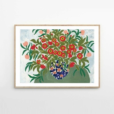 Moikka Plakát Table Flowers by Anine Cecilie Iversen 21x29,7 (A4)