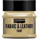 Farba na kožu a textil PENTART 50 ml svetlohnedá