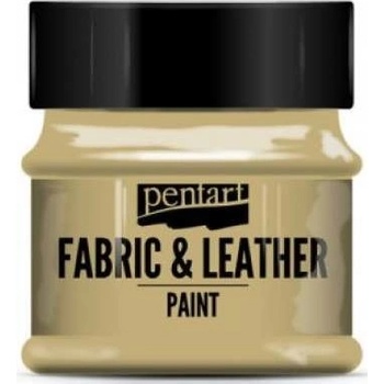 Farba na kožu a textil PENTART 50 ml svetlohnedá