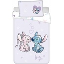 Jerry Fabrics Obliečky Lilo and Stitch Heart Bavlna 140x200 70x90