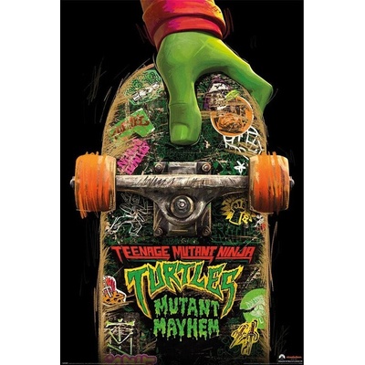 Plagát, Obraz - Teenage Mutant Ninja Turtles: Mutant Mayhem - Skate Board, 61 × 91.5 cm