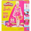 Hasbro Play-Doh Plastelína Bábika Barbie Fashionista Falbanki Kokardky G1361