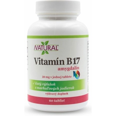 Natural Vitamín B17 Amygdalín 70 mg 60 tabliet