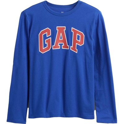 GAP V-FRCH LS Logo Value Tee modrá červená