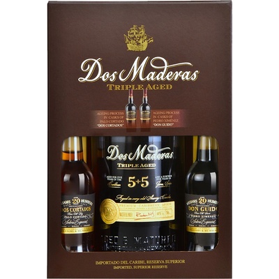 Dos Maderas PX Sherry 5y + 5y 40% 0,75 l + 2 x 0,2 l (set)