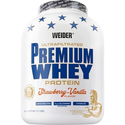 Weider Premium Whey Protein [2300 грама] Ягода и ванилия