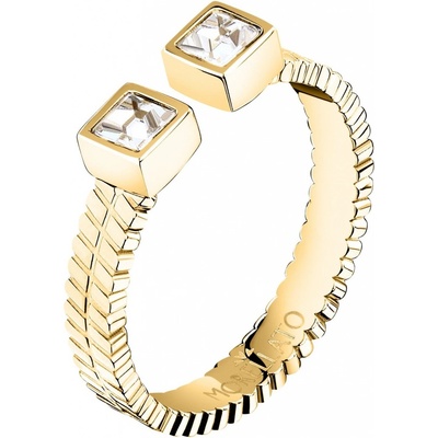 Morellato pozlacený prsten s krystaly Gioia SAVY4001