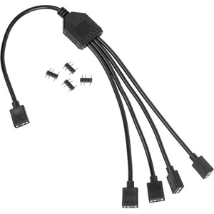 Kolink ARGB кабел Kolink 1-4 сплитер, 300mm, 3-pin конектор - ZUAD-1474 (ZUAD-1474)