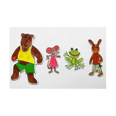 Marionetino bábky Boudo Budko 4 ks