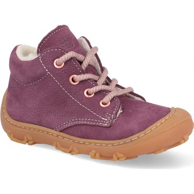 Ricosta Barefoot dětské zimní boty Pepino Colin W vínové