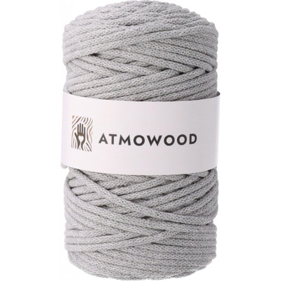 Atmowood příze 5 mm - šedá