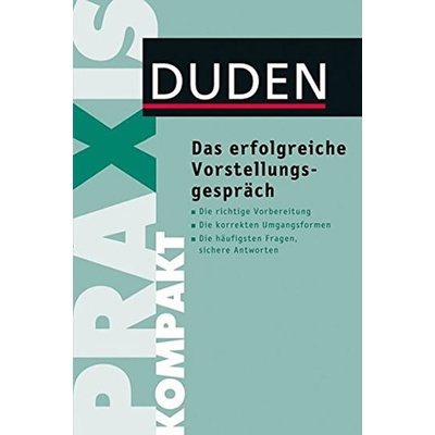 Duden Kompakt - Das erfolgreiche Vorstellungsgespräch - příručka