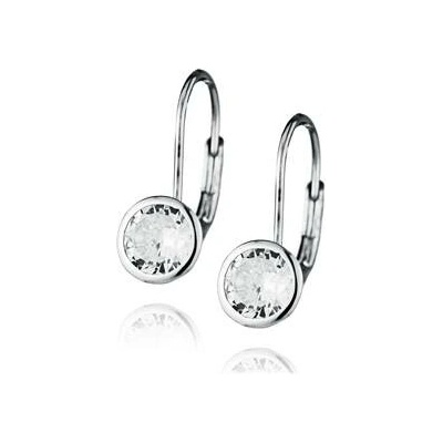 NUBIS® stříbrné s kulatým zirkonem NB-3332