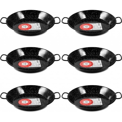 Garcima Set-107 Smaltovaná paella panvica 20 cm 6 ks