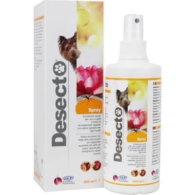 Desecto repelentný spray pre psy a mačky 200 ml