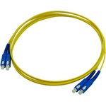 FibreFab/AFL Оптична пач корда SC-SC, дуплекс, сингъл мод OS2, ZIP 3.0 мм, Enhanced, 0.50 метра (P9AT2L9EDD-0000-M0.5)