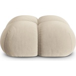 Cosmopolitan Design Бежова кадифена табуретка Loretto - Cosmopolitan Design (COS_POUF_120_F1_LORETTO1)